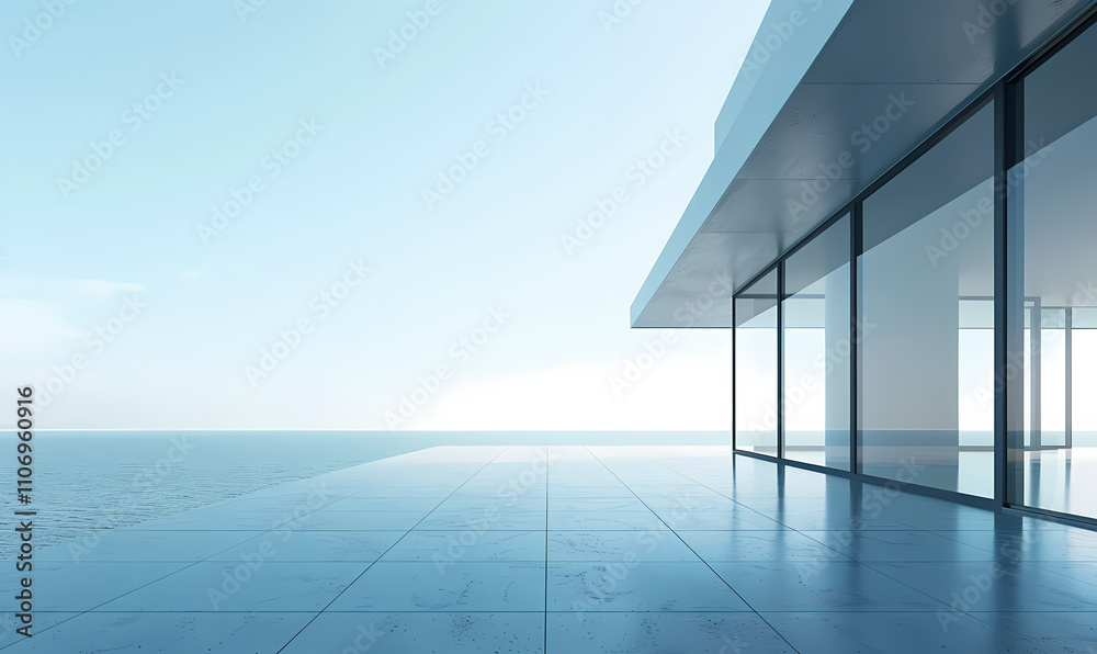 Fototapeta premium Minimal architectural space