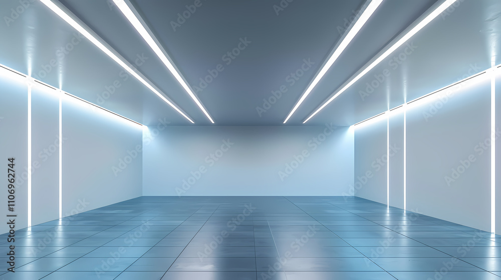 Obraz premium Minimal architectural space