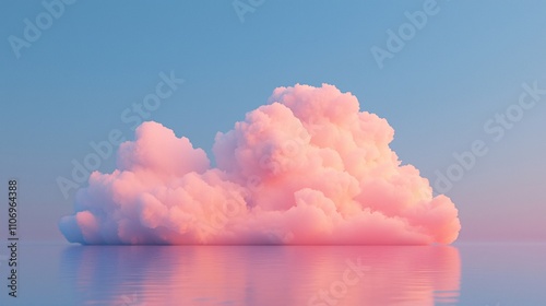 A visually engaging representation of cloud computing and automation through SaaS Stock Photo with side copy space