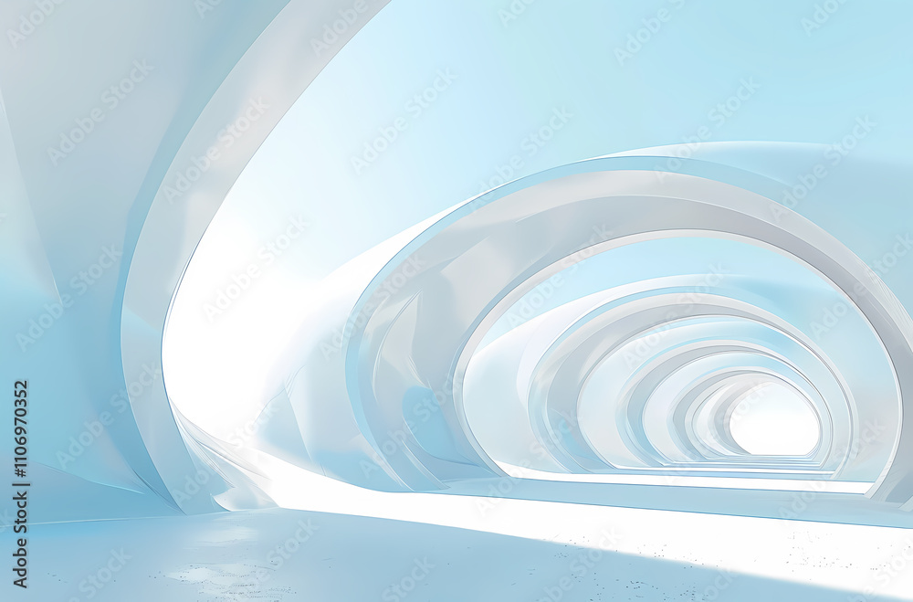 Obraz premium Minimal architectural space