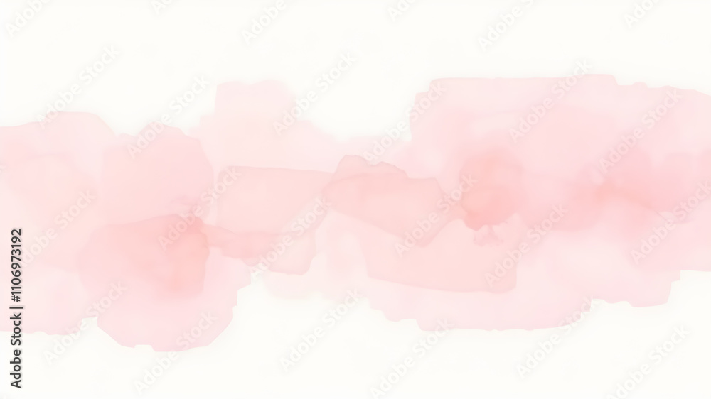 Fototapeta premium Abstract pink watercolor background, text space. Generative AI