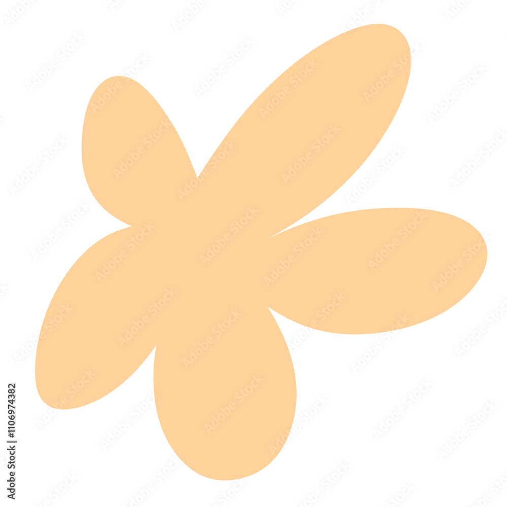 Abstract drawing flower shape design Abstract drawing flower shape design