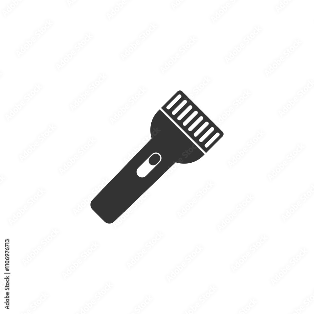 Flashlight icon isolated on transparent background Flashlight icon isolated on transparent background