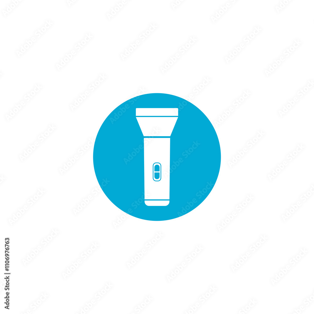 Flashlight icon isolated on transparent background Flashlight icon isolated on transparent background