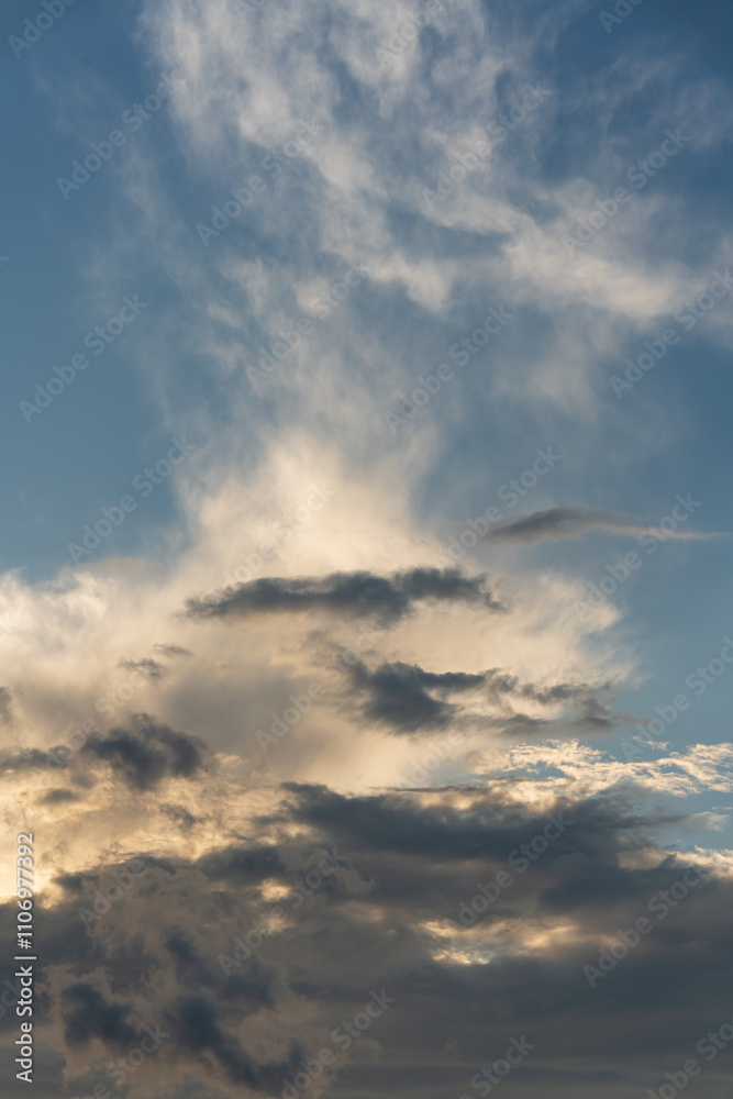 Beautiful sky with cloud sunset background. High quality photo Beautiful sky with cloud sunset background. High quality photo