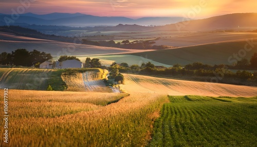 The heartbeat of rural life- fields, crops, and communities thriving together