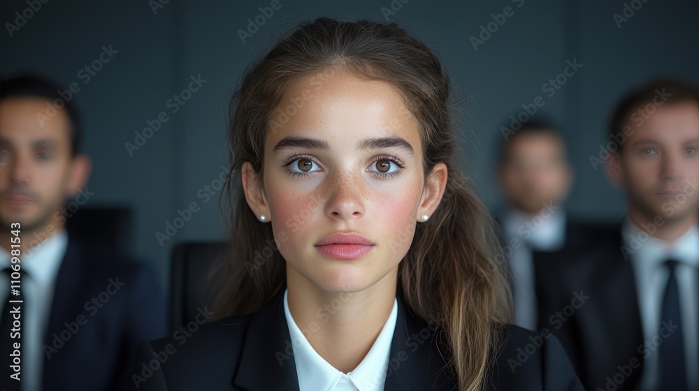 Business Recruitment Meeting on Sticker Background Business Recruitment Meeting on Sticker Background