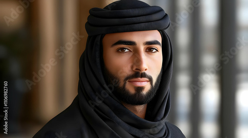 Arab Man's Traditional Head...