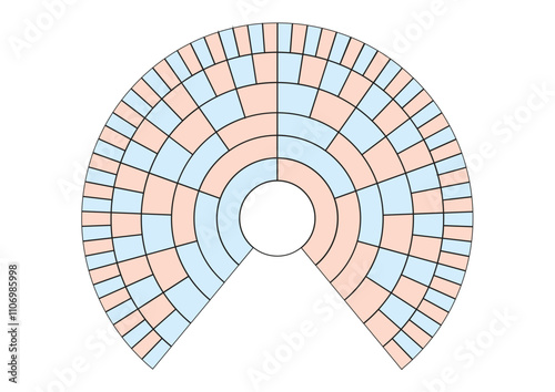 Genealogy Family Tree Circle 7 generation