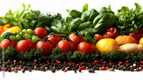 Fresh Tomatoes, Basil, & Pe...