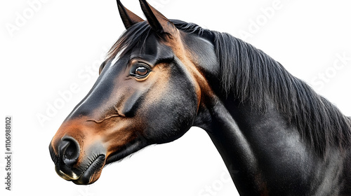 Majestic Horse Portrait: Da...