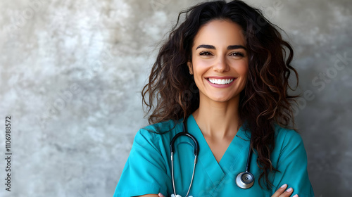 Smiling Doctor with Stethos...
