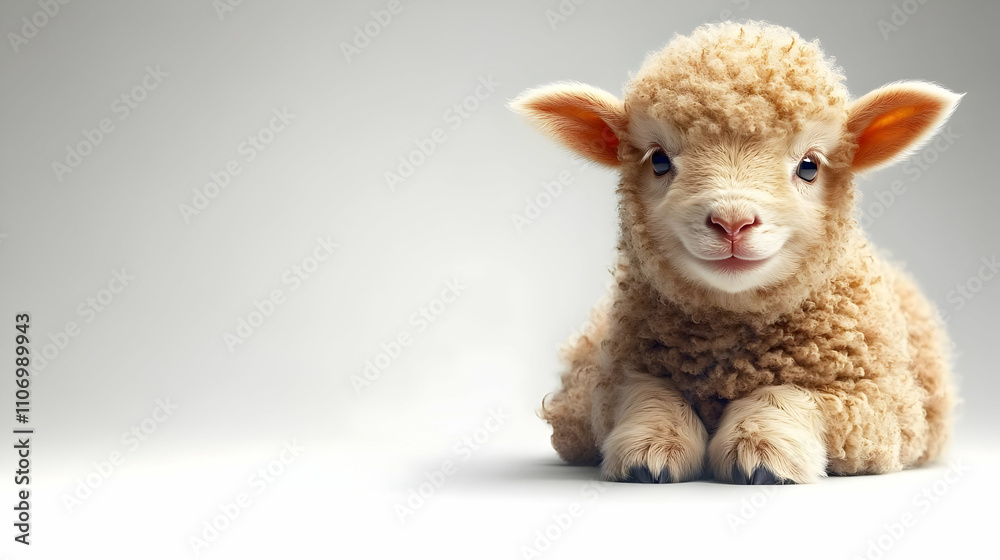 Adorable Lamb: Fluffy, Cute, Sweet, Gentle, Young Animal, Peaceful, Innocent, Farm Animal, Soft, Lovely Adorable Lamb: Fluffy, Cute, Sweet, Gentle, Young Animal, Peaceful, Innocent, Farm Animal, Soft, Lovely