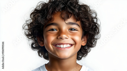 Child's Joyful Smile: Radia...