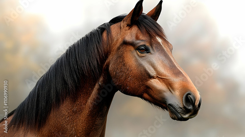 Majestic Brown Horse: Elega...