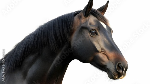 Majestic Horse Portrait: Da...