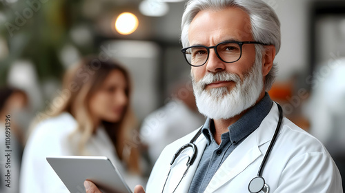 Doctor Uses Tablet for Pati...
