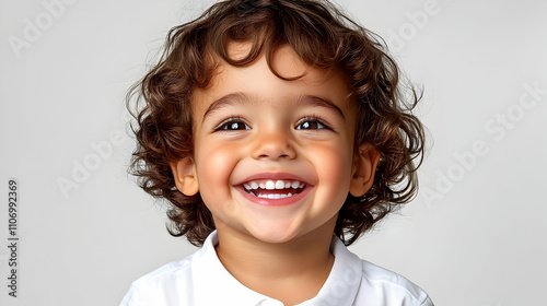 Toddler's Joyful Smile: Cap...