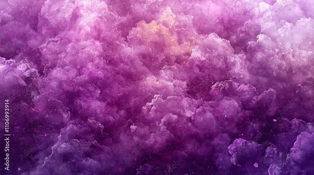 Fototapeta premium Abstract Purple and White Cloud-like Texture with Glitter