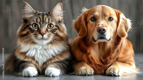 Adorable Cat and Dog: Frien...