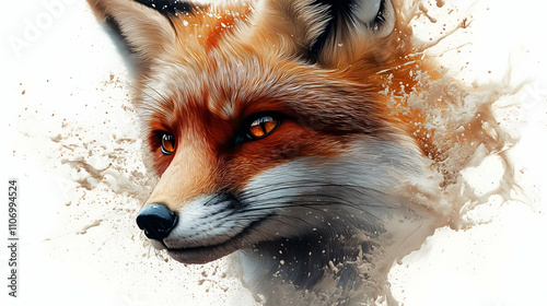 Red Fox in Action: Majestic...
