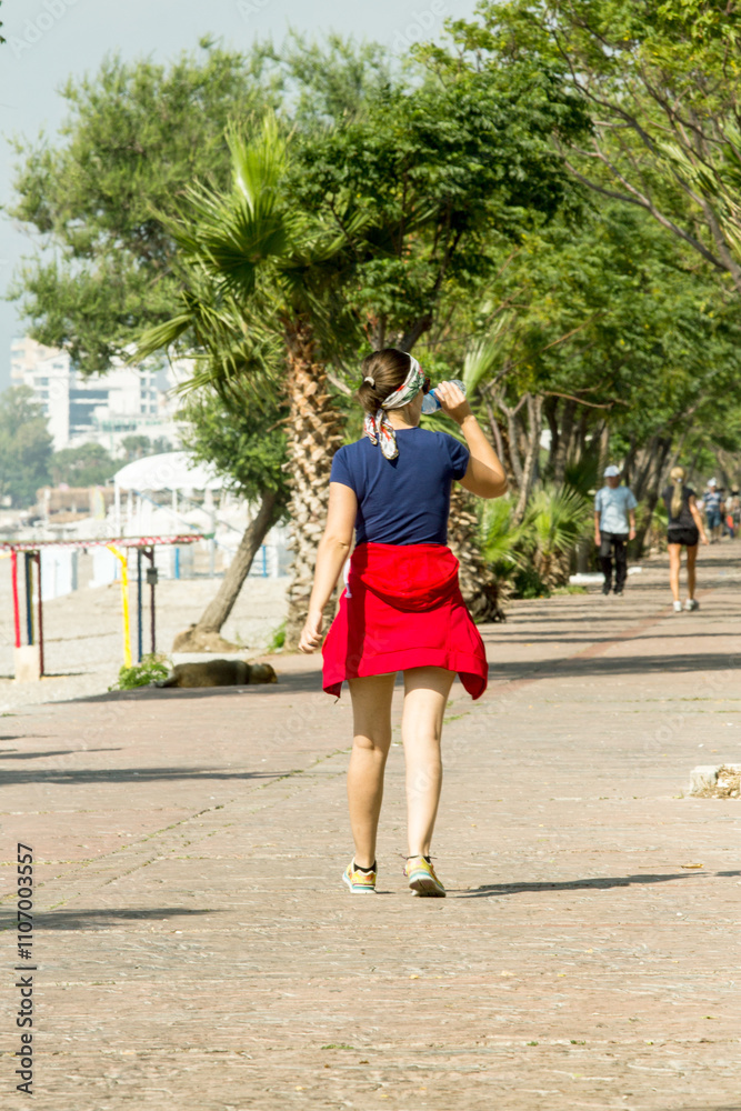person walking on the street person walking on the street