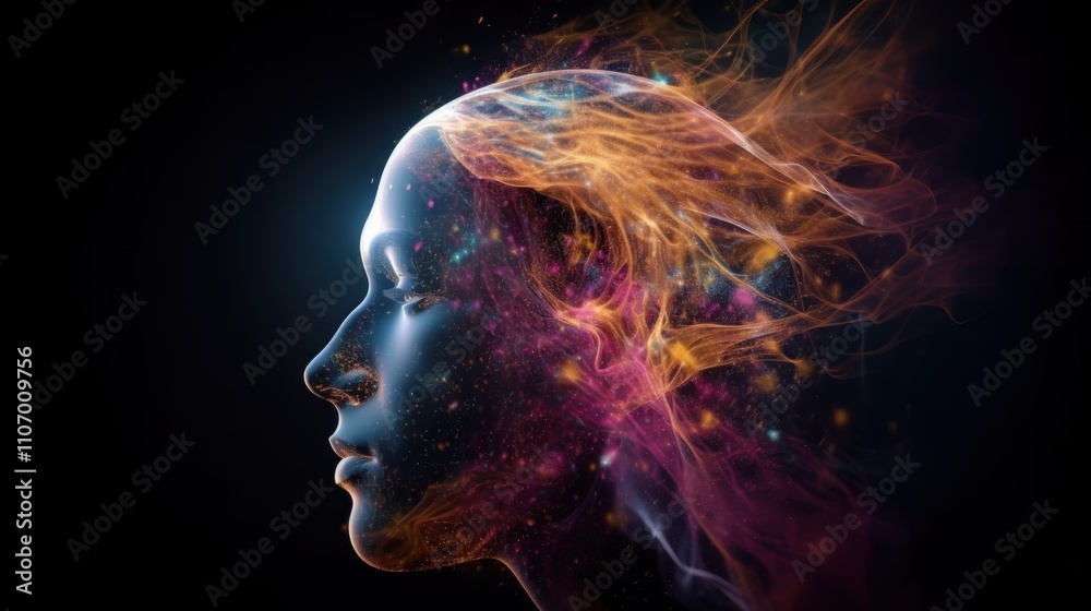 Ethereal Mind: A Cosmic Portrait of Inner Light Ethereal Mind: A Cosmic Portrait of Inner Light