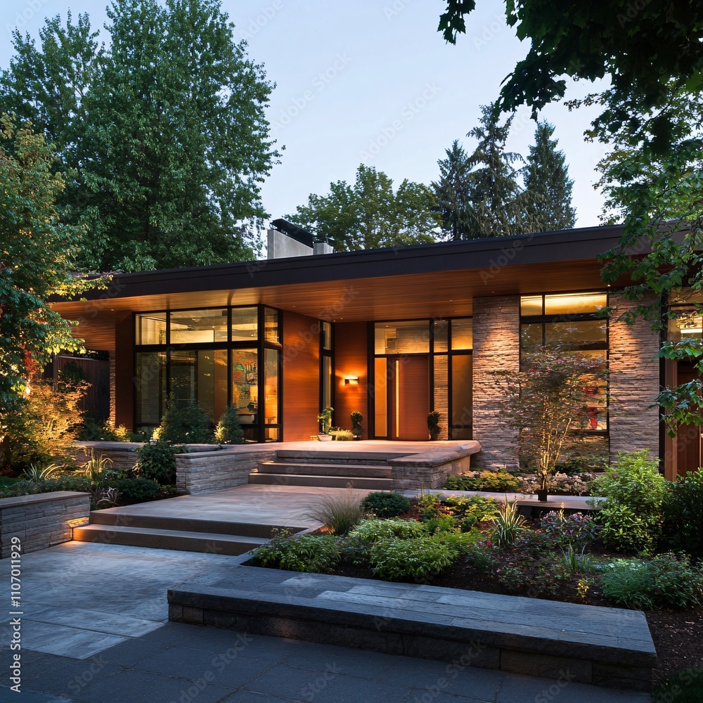 house in the garden