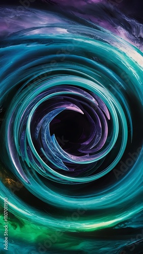 Beautiful abstract background in blue, purple and green color