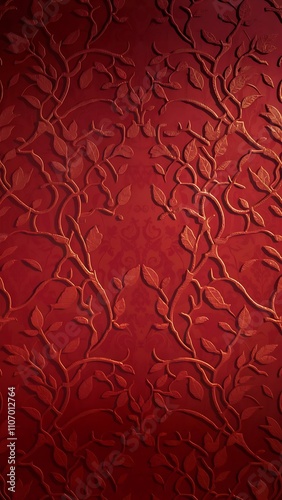 Design of red wallpaper texture as a background