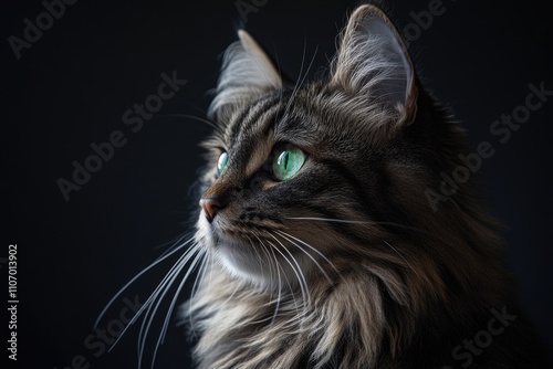 Cat with Green Eyes