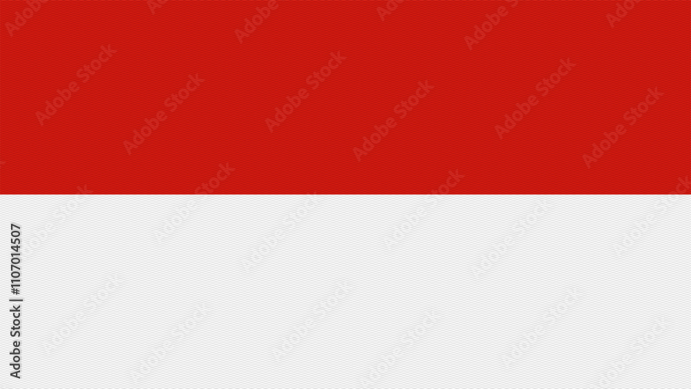 Indonesian national flag with rhombus geometric pattern motif. Flat vector design. Indonesian national flag with rhombus geometric pattern motif. Flat vector design.