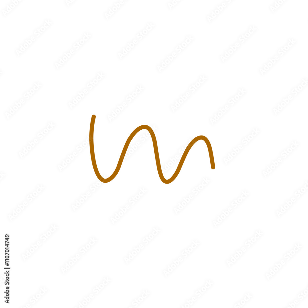 wavy brown line wavy brown line