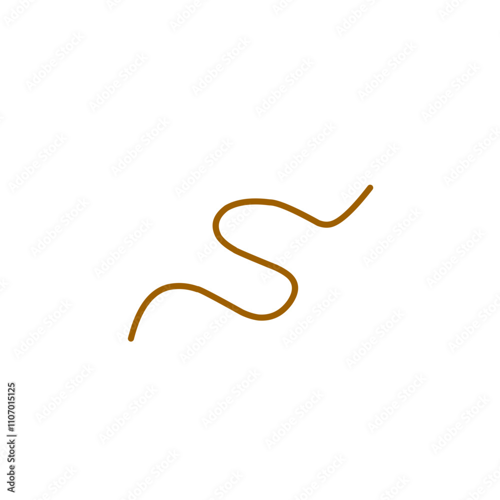 wavy brown line wavy brown line