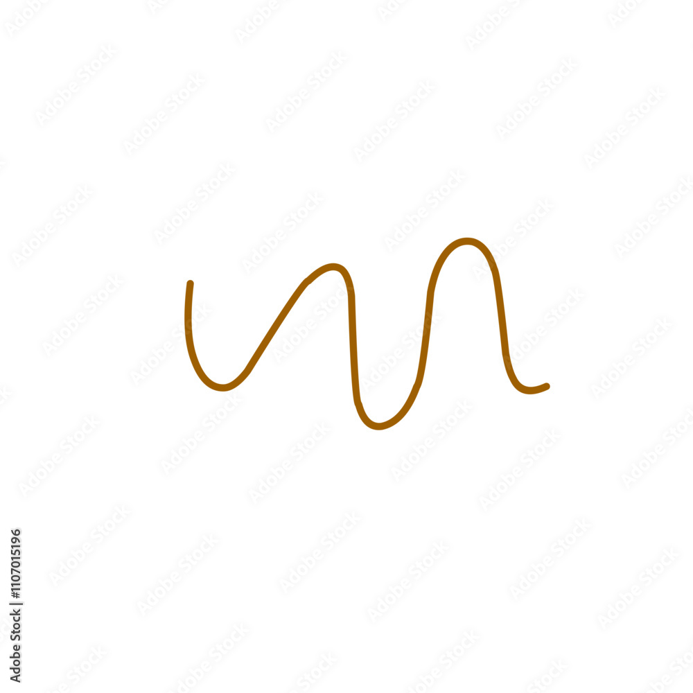 wavy brown line wavy brown line