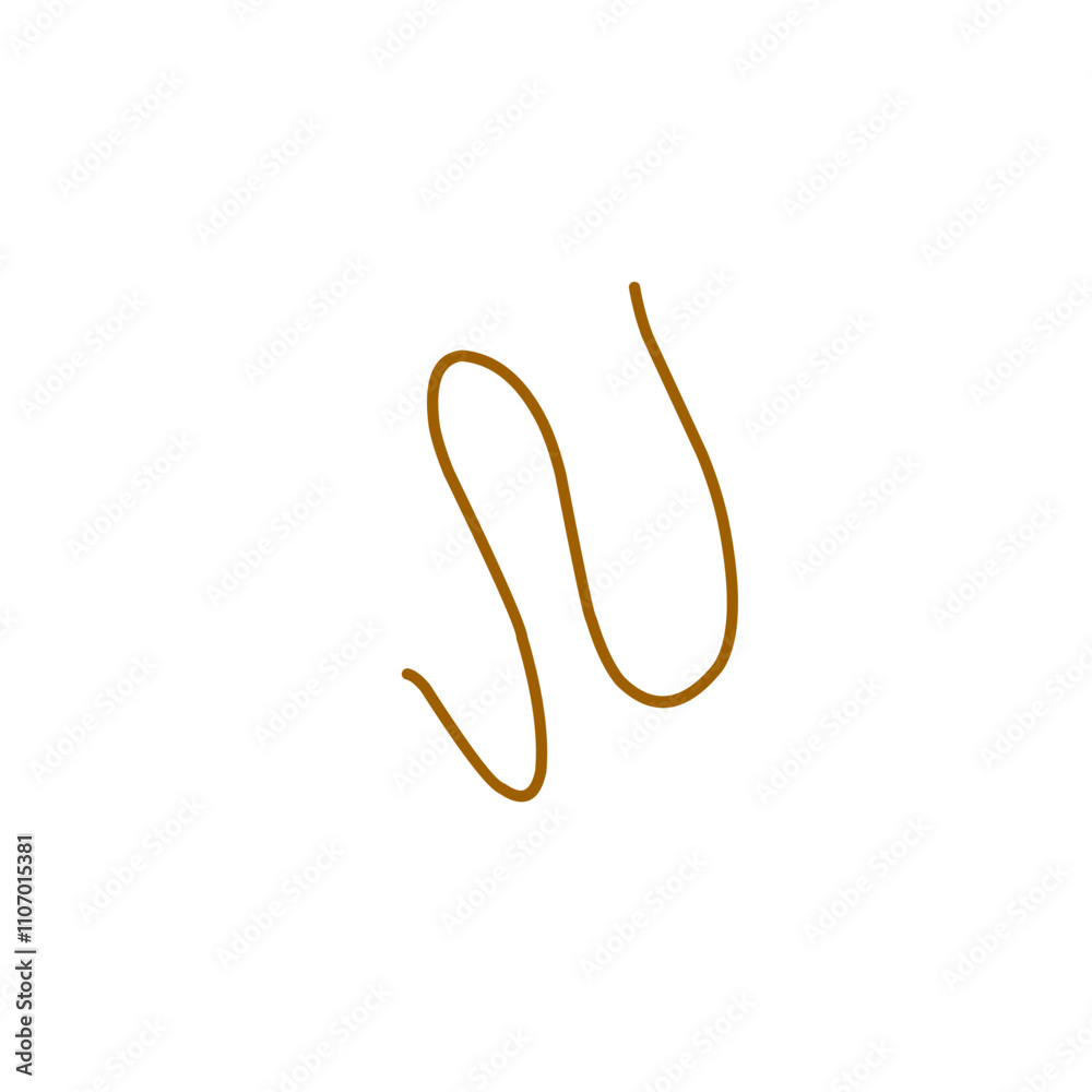 wavy brown line wavy brown line