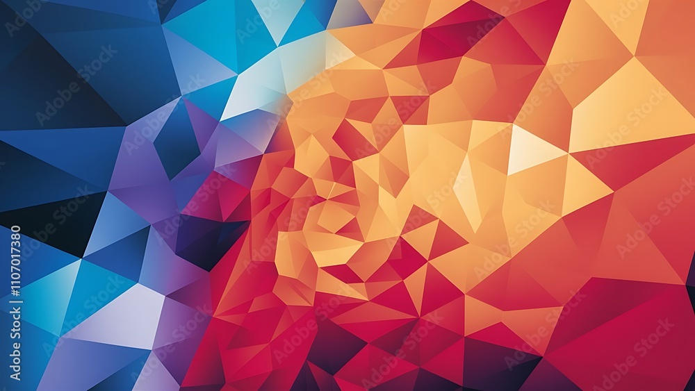 Obraz premium Abstract multicolored background with poly pattern