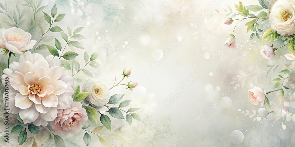 Elegant Pastel Floral Arrangement with Delicate Roses and Dahlias Elegant Pastel Floral Arrangement with Delicate Roses and Dahlias