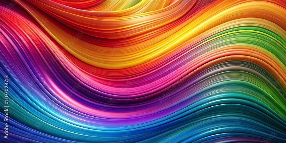 Abstract Vibrant Rainbow Swirls A Colorful Background Image of Flowing, Curving Lines in a Spectrum of Hues Abstract Vibrant Rainbow Swirls A Colorful Background Image of Flowing, Curving Lines in a Spectrum of Hues
