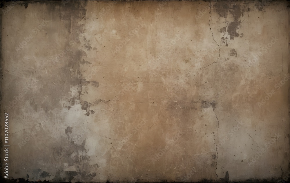 Fototapeta premium Aged Wall Texture: A Rustic Brown Concrete Background