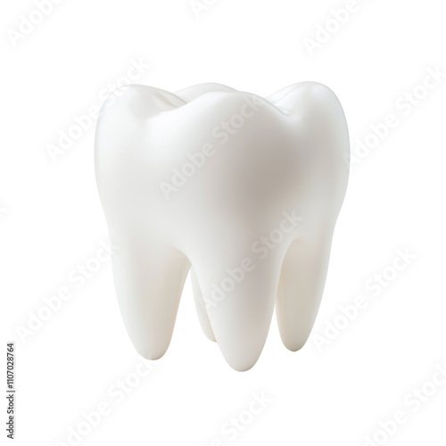 Realistic 3D model of a human tooth