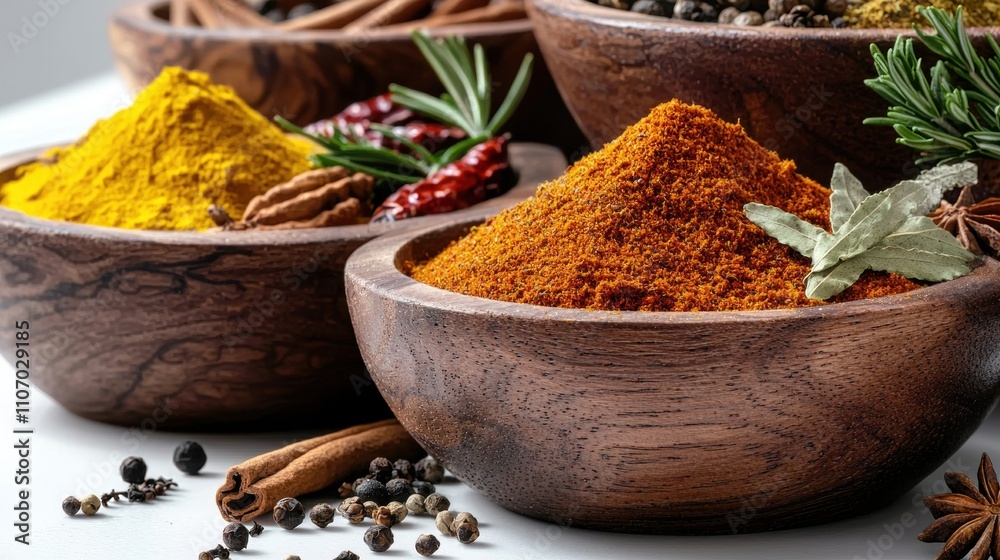 Exploring spice varieties culinary kitchen food photography bright environment close-up view flavorful concepts for cooking Exploring spice varieties culinary kitchen food photography bright environment close-up view flavorful concepts for cooking