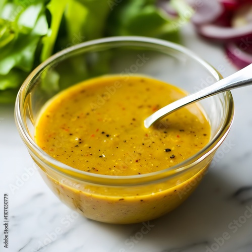 Proportions for a perfectly balanced vinaigrette dressing.