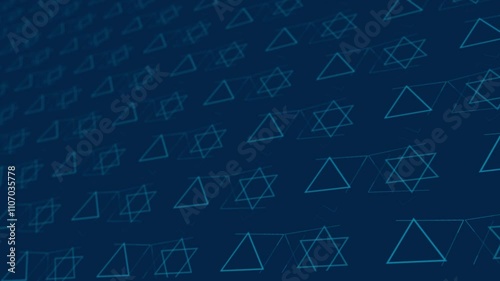Corporate business abstract dark blue background with  geometric animation