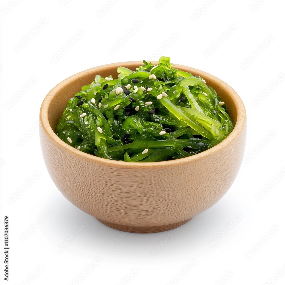 Closeup of Traditional Japanese Tsukemono Side Dish on Plain White Background Closeup of Traditional Japanese Tsukemono Side Dish on Plain White Background