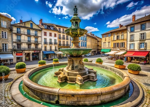 Saint Julien Fountain Brioude Pilgrimage Scenic View photo