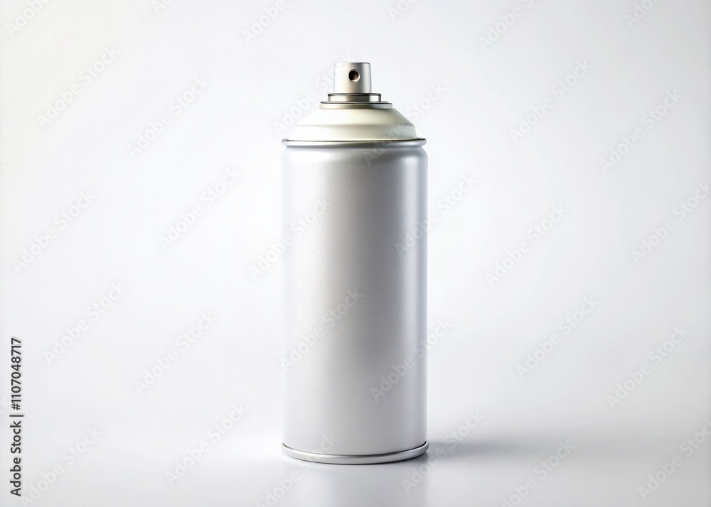 White Spray Can, Isolated, Photorealistic Portrait Style White Spray Can, Isolated, Photorealistic Portrait Style