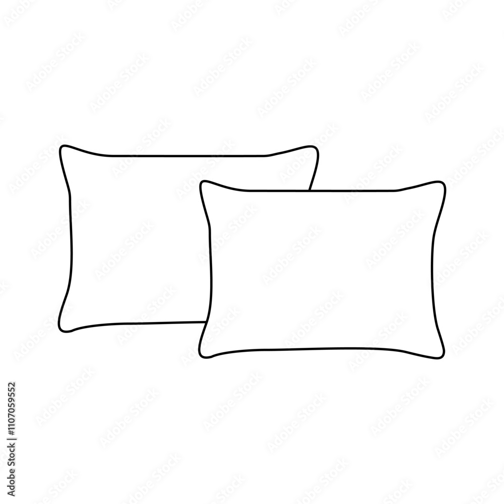 illustration of a pillow illustration of a pillow