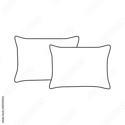 illustration of a pillow