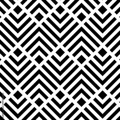 Seamless pattern striped black diagonal lines.